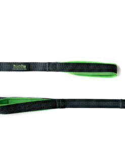 Mighty Paw Dual Handle Dog Leash - Reflective Lead with Two Handles - Dual Dog Leash Long - 2 Handle Dog Lead - Dog Leash with Traffic Loop Dog Leash 6 Foot (Grey/Green) Grey/Green 29 81lBnmMM1lL