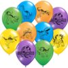 Dinosaur World Jurassic Style Birthday Balloons - Party Pack - 35 Large 12" Latex Balloons in Assorted Colors 14 81lCDOpyYJL