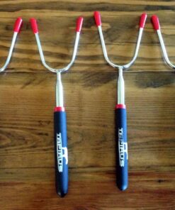 Tapirus Marshmallow Roasting Sticks | Set of 4 Extra Long Retractable Campfire Sticks | Protect Kids with Insulated Handles | Extendable Smore & Hot Dog Skewers | Heavy Duty Metal Camping Accessory 44 81lCjo4qrL