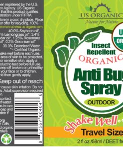 US Organic Mosquito Repellent Anti Bug Outdoor Pump Sprays, USDA Certification, Cruelty Free, Proven Results by Lab Testing, Deet-Free (2 oz - Value 2 Pack) Travel Size 2 Fl Oz (Pack of 2) 8 81lCm3LCoLL