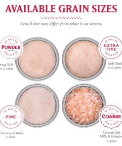 Sherpa Pink Himalayan Salt - 4 lbs. Coarse Salt (Qty. 2 x 2 lb. bags) - For Grinders and Salt Mills 2 Pound (Pack of 2) 13 81lDx yfjBL 6