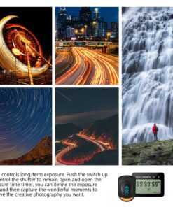 Neewer LCD Timer Shutter Release Remote Control for Canon 700D/T5i, 650D/T4i, 550D/T2i, 500D/T1i, 350D/XT, 400D/XTi, 1000D/XS, 450D/XSi, 60D, 100D, and Pentax Standard Packaging 25 81lE5kLCj3L