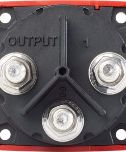 Blue Sea Systems 6007 m-Series Battery Switch Selector 4 Position, Red One size Selector 4 Pos. 14 81lEBRjBa6L