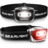 GearLight 2Pack LED Headlamp - Outdoor Camping Headlamps with Adjustable Headband - Lightweight Headlight with 7 Modes and Pivotable Head - Stocking Stuffer Gifts for Men 22 81lFLOANwYL