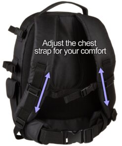 Acuvar Professional DSLR Camera Backpack with Rain Cover for Canon, Nikon, Sony, Olympus, Samsung, Panasonic, Pentax models. Gen 1 33 81lFhgTWNTL