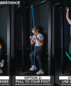 SERIOUS STEEL FITNESS Assisted 41" Pull-Up Band, Resistance & Stretch Band, Powerlifting Band & Pull-up Assist Loop Band (Single Band) #3 (25-80 lbs) 16 81lGHG GBZL