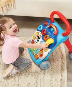 VTech Sit-To-Stand Learning Walker (Frustration Free Packaging), Blue 22 81lGhN4jp5L
