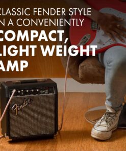 Fender Frontman 10G Guitar Amp, 10 Watts, with 2-Year Warranty, 6 Inch Fender Special Design Speaker, 5.75Dx10.25Wx11H Inches 19 81lHZDSA5IL