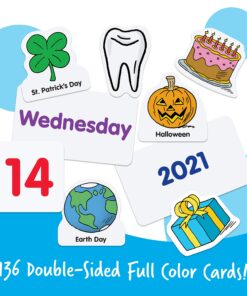 Learning Resources Calendar & Weather Pocket Chart - Classroom Calendar, Calendar and Weather Chart for Classroom, Teacher and Back to School Supplies 29 81lHeU5JOqL 2