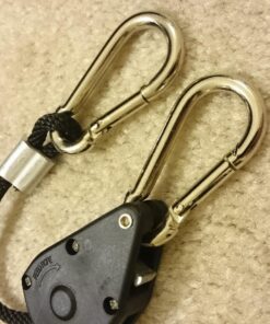 Apollo Horticulture Pair of 1/8" Adjustable Grow Light Rope Hanger w/ Improved Metal Internal Gears Pair of 1/8" 22 81lK0ylTpjL