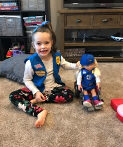 Emily Rose 18 Inch Doll Clothes | 18" Doll Daisy Girl Scout-Inspired 5 Piece Doll Clothing Uniform, Including Tunic with Embroidered Patches! | Gift Boxed! 35 81lK3tNZqRL