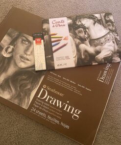 Strathmore 400-8 400 Series Drawing Pad, 18"x24", Ivory/Cream, 24 Sheets 8 81lKDGTTAJL