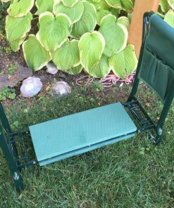 Ohuhu Garden Kneeler and Seat, Heavy Duty Garden Stool with EVA Foam Kneeling Pad, Foldable Gardening Bench with 2 Tool Pouches, 2-in-1 Portable Gardening Supplies, Idea Gifts for Women Men Seniors 61 81lKv81I2KL