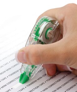 Tombow 68722 MONO Mini Correction Tape Easy to Use Applicator for Instant Corrections,Clear, 10-Pack 17 81lL669C86L