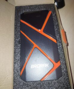 BRORAK Car Jump Starter Battery Pack, 1500A Jump Box for Car Battery Jump Starter, 12V Portable Jump Starter (Up to 7.0L Gas & 4.0L Diesel) Jump Pack with 3 Modes Flashlight and Jumper Cables orange 30 81lL9fycwzL