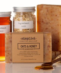 SIMPLICI Oatmeal & Honey Bar Soap Value Bag (6 Units at 4.5 OZ Each) 3 81lLMyLQN9L