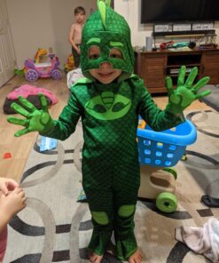 Disguise Deluxe PJ Masks Gekko Costume Medium (3T-4T) 37 81lM6PUVWrL