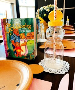 Little Giant Plastic Bear Bottle Honey Squeeze Bottle with Flip-top Lid (12 Ounce, 12 Pack) (Item No. HBEAR12) 37 81lNl V3lXL