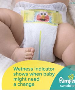 Diapers Newborn / Size 1 (8-14 lb), 216 Count - Pampers Swaddlers Sensitive Disposable Baby Diapers, (old version) (Packaging May Vary) 216 Count (Pack of 1) 23 81lOQ2m7tSL