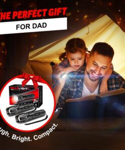 GearLight 2pack S1000 LED Flashlights High Lumens - Mini Flashlights for Camping, Hiking, Walking - Powerful Emergency Flashlights with 5 Modes for Outdoor Use - Bright Flashlight with Zoomable Beam 2 Pack 31 81lOflQ1XwL