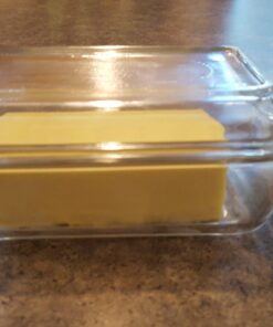 Luminarc Arcoroc lid 17x10,5cm, 1 Piece Plain Glass Butter Dish, Classic Design 25 81lPzwh Y0L