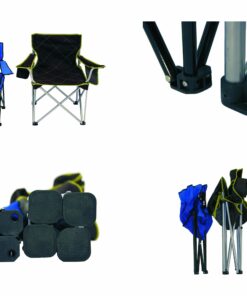TravelChair Big Kahuna Chair, Supersized Camping Chair, 800lb Capacity, Black, One Size (599) Brown/Lime 19 81lR5WJphRL