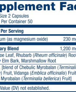 Renew Life Detox Cleanse More, Reduces Bloating and Restores Regularity, Overnight Constipation Relief, Soy, Dairy and gluten-free, 100 Capsules 100 Count (Pack of 1) 19 81lRIDdd dL