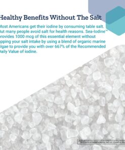 Life Extension Sea-Iodine 1000 mcg – Iodine Supplement Without Salt – Iodine From Organic kelp and Bladder Wrack Extracts - Gluten-Free, Non-GMO, Vegetarian - 60 Capsules 60 Count (Pack of 1) 15 81lS4SrA2gL