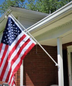 Grace Alley Flag Pole: 6 Foot Tangle Free Spinning Flag Pole. Residential or Commercial Flag Pole. Wind Resistant/Rust Free. (Silver) Silver 34 81lTyCci81L