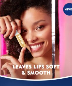 NIVEA Vanilla Buttercream Lip Care - All Day Moisturizing Lip Balm for Soft Lips - Pack of 4 25 81lWbTqiBL