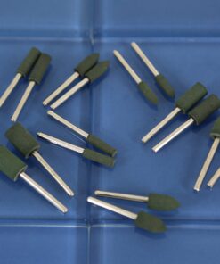 TEMO 16 pc Rubber Polishing Burr 4, 6, 8, 10 mm (5/32, 1/4, 5/16, 3/8 Inch) Bullet Cylinder with 3 mm (1/8 Inch) Shank for Dremel Rotary Tools 4-10mm Bullet/Cylinder 16pc 3 81lXKCbTFlL