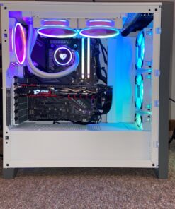 Corsair LL Series, LL120 RGB, 120mm RGB LED Fan, Triple Pack with Lighting Node PRO- White, Lighting Node PRO Included, LL120 RGB White,CO-9050092-WW Triple Pack w/ Lighting Node PRO 63 81laalQsteL