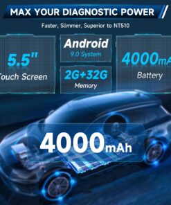 FOXWELL NT710 Fit for Mercedes-Benz Sprinter,Upgraded NT510 Diagnostic Tool OBD2 Scanner, Bidirectional Scan Tool Rodeo Test, Full System Car Diagnostic Scanner, All Service Reset Airmatic Suspension 16 81lajwyv2ML