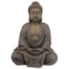 Design Toscano AL1614 Meditative, The Grand TempleIndoor StatueCabinet on Wheels Indoor/Outdoor Garden Statue, 20 Inches Wide, 15 Inches Deep, 26 Inches High, Handcast Polyresin, Dark Stone Finish Meditating Buddha 15 81lb2uVbACL