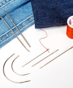 SINGER 01025 Heavy Duty Household Hand Needles, 1 Canvas, 1 Carpet, 1 Leather, 1 Sacks, 1 Sail, 2 Upholstery, Assorted 7/Pkg Single 15 81lcPUTP7jL