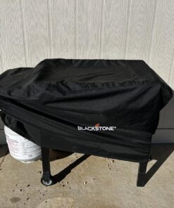 Blackstone 1529 Griddle Cover for 28" Griddle with Single Shelf Without Hood, Water Resistant, Weather Resistant Heavy Duty 600D Polyester Outdoor BBQ Grilling Cover, Black 15 81lclZKQ07L