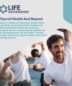 Life Extension Sea-Iodine 1000 mcg – Iodine Supplement Without Salt – Iodine From Organic kelp and Bladder Wrack Extracts - Gluten-Free, Non-GMO, Vegetarian - 60 Capsules 60 Count (Pack of 1) 13 81ldBrW3BPL