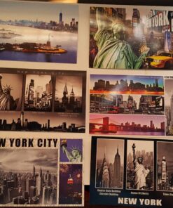 New 60 Various NYC New York Collectible Photo Postcards 4x6 Inch with Box 30 81lf1F6zQcL