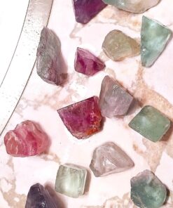 Fantasia Materials: 3 lbs Rainbow Fluorite Rough Stones from China 24 81lgTW6HqaL