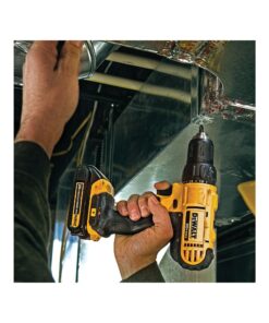 DEWALT 20V MAX Cordless Drill and Impact Driver, Power Tool Combo Kit with 2 Batteries and Charger, Yellow/Black (DCK240C2) Impact Driver/Drill Combo Only 33 81lgjNj T9L