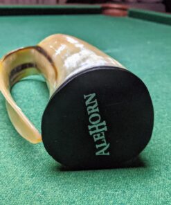 AleHorn Original Handcrafted Authentic Viking Drinking Horn Tankard for Beer Mead Ale - Genuine Medieval Inspired Stein Mug Food Safe Vessel with Handle (XL - 20oz, Durable Resin Base) XL - 20oz 40 81lglIvOVKL