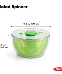OXO Good Grips Salad Spinner,Green, Large Green Salad Spinner 33 81liHtcn2L