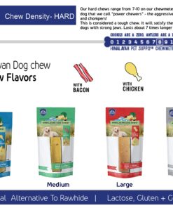 Himalayan Dog Chew Original Yak Cheese Dog Chews, 100% Natural, Long Lasting, Gluten Free, Healthy & Safe Dog Treats, Lactose & Grain Free, Protein Rich, Mixed Sizes, Dogs 65 Lbs & Smaller Yak Cheese - 3 sticks 3 Count (Pack of 1) 41 81lipn4MZvL