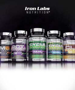 Iron Labs Nutrition: Cycle Support Plus NAC (N-Acetyl-L-Cysteine) - On Cycle Support Supplements for Men - with N Acetyl L Cysteine, Milk Thistle, Hawthorne Berry and More (120 Capsules) 120 Count (Pack of 1) 16 81lkT1QyhbL