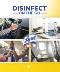 Lysol Disinfectant Handi-Pack Wipes, Multi-Surface Antibacterial Cleaning Wipes, For Disinfecting and Cleaning, Lemon and Lime Blossom, 320 Count (Pack of 4) 80 Count (Pack of 4) 24 81lki3aFIWL