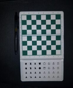 The House of Staunton US Chess Standard Checkbook Magnetic Travel Chess Set - 6" x 6" Board 35 81llJE9iv9L