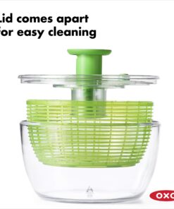 OXO Good Grips Salad Spinner,Green, Large Green Salad Spinner 36 81lm1UVb1L