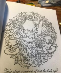 Calm the F*ck Down: An Irreverent Adult Coloring Book Paperback, Coloring Book 77 81lmEIXFQ4L