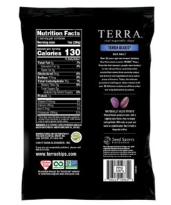 Alternative view of Terra Vegetable Chips, Blues Chips with Sea Salt, 1 Oz (Pack of 24)