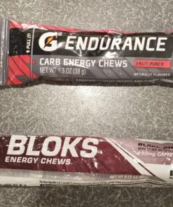 CLIF BLOKS - Black Cherry Flavor with Caffeine - Energy Chews - Non-GMO - Plant Based - Fast Fuel for Cycling and Running - Quick Carbohydrates and Electrolytes - 2.12 oz. (18 Count) 31 81lsAV2ZOcL